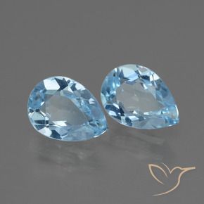 Shop natural 1.50ct スカイブルー トパーズ gems, 洋梨の形, from ブラジル at GemSelect. In stock, global shipping!