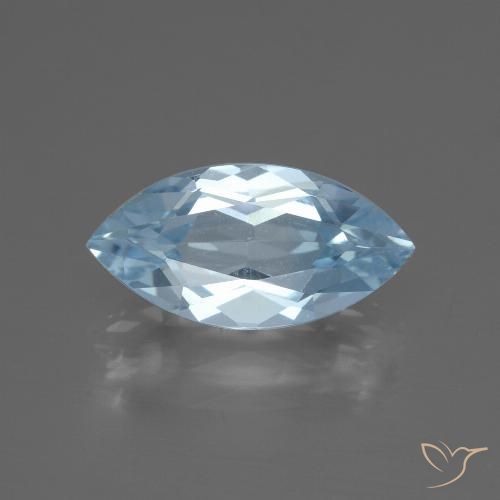 2.47ct 天然 スカイブルー トパーズ, マーキーズ, VVS