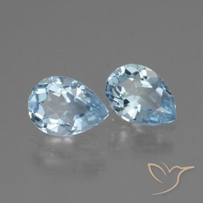 Shop natural 1.67ct スカイブルー トパーズ gems, 洋梨の形, from ブラジル at GemSelect. In stock, global shipping!
