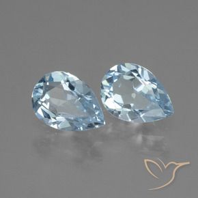 Shop natural 1.67ct スカイブルー トパーズ gems, 洋梨の形, from ブラジル at GemSelect. In stock, global shipping!