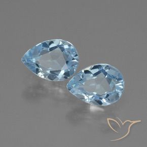 Shop natural 1.77ct スカイブルー トパーズ gems, 洋梨の形, from ブラジル at GemSelect. In stock, global shipping!