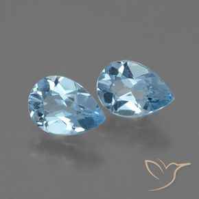 Shop natural 1.60ct スカイブルー トパーズ gems, 洋梨の形, from ブラジル at GemSelect. In stock, global shipping!