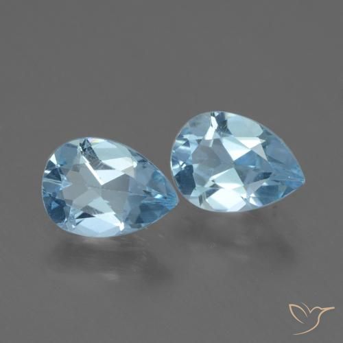 Shop natural 1.64ct スカイブルー トパーズ gems, 洋梨の形, from ブラジル at GemSelect. In stock, global shipping!