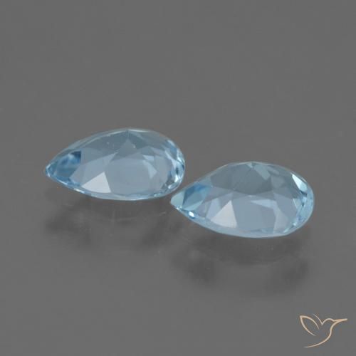 Shop natural 1.64ct スカイブルー トパーズ gems, 洋梨の形, from ブラジル at GemSelect. In stock, global shipping!