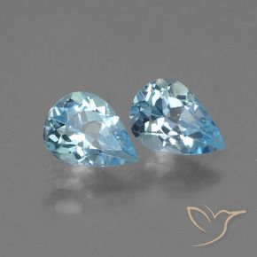 Shop natural 1.51ct スカイブルー トパーズ gems, 洋梨の形, from ブラジル at GemSelect. In stock, global shipping!