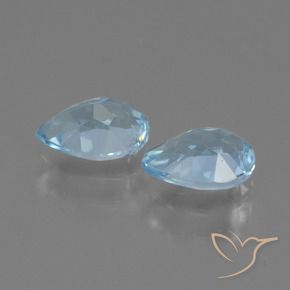 Shop natural 1.65ct スカイブルー トパーズ gems, 洋梨の形, from ブラジル at GemSelect. In stock, global shipping!
