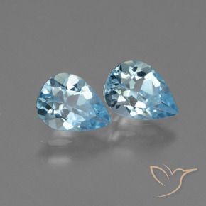 Shop natural 1.55ct スイスブルー トパーズ gems, 洋梨の形, from ブラジル at GemSelect. In stock, global shipping!