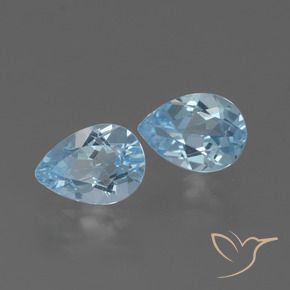 Shop natural 1.58ct スカイブルー トパーズ gems, 洋梨の形, from ブラジル at GemSelect. In stock, global shipping!