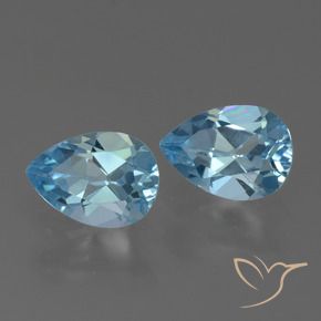 Shop natural 1.77ct スイスブルー トパーズ gems, 洋梨の形, from ブラジル at GemSelect. In stock, global shipping!