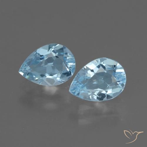 自然派の商品を探す 1.68ct スカイブルー トパーズ 宝石, 洋梨の形, ブラジル からGemSelectで. 在庫あり、世界各国へ発送!