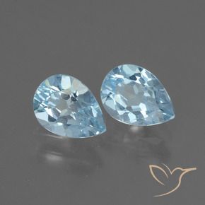Shop natural 1.66ct スカイブルー トパーズ gems, 洋梨の形, from ブラジル at GemSelect. In stock, global shipping!