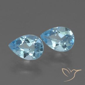 Shop natural 1.60ct スカイブルー トパーズ gems, 洋梨の形, from ブラジル at GemSelect. In stock, global shipping!