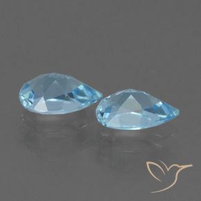 Shop natural 1.60ct スカイブルー トパーズ gems, 洋梨の形, from ブラジル at GemSelect. In stock, global shipping!