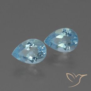 Shop natural 1.60ct スカイブルー トパーズ gems, 洋梨の形, from ブラジル at GemSelect. In stock, global shipping!