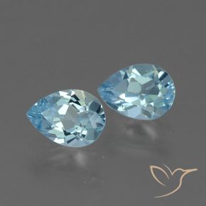 Shop natural 1.65ct スカイブルー トパーズ gems, 洋梨の形, from ブラジル at GemSelect. In stock, global shipping!