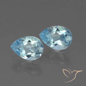 Shop natural 1.53ct スカイブルー トパーズ gems, 洋梨の形, from ブラジル at GemSelect. In stock, global shipping!