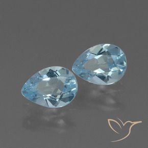 Shop natural 1.66ct スカイブルー トパーズ gems, 洋梨の形, from ブラジル at GemSelect. In stock, global shipping!