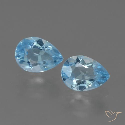 Shop natural 1.76ct スイスブルー トパーズ gems, 洋梨の形, from ブラジル at GemSelect. In stock, global shipping!