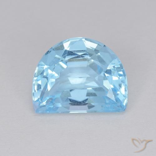 3.48ct 天然 スカイブルー トパーズ, ファンシー, VVS