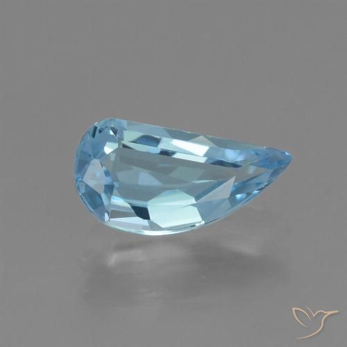 1.41ct 天然 スカイブルー トパーズ, ファンシー, VVS