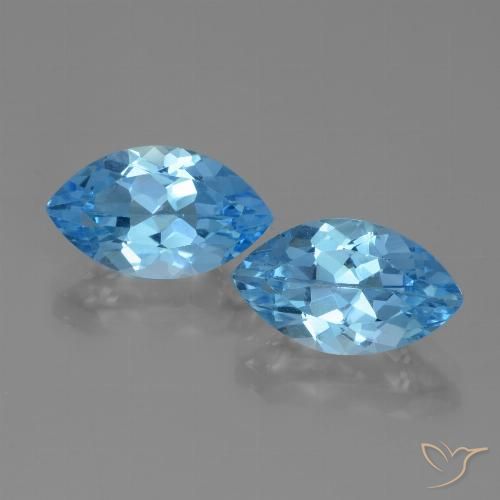 Shop natural 8.76ct スイスブルー トパーズ gems, マーキーズ, from ブラジル at GemSelect. In stock, global shipping!