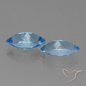 Shop natural 8.21ct スイスブルー トパーズ gems, マーキーズ, from ブラジル at GemSelect. In stock, global shipping!