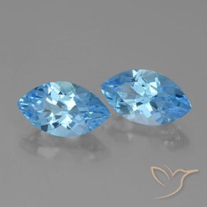 Shop natural 7.76ct スイスブルー トパーズ gems, マーキーズ, from ブラジル at GemSelect. In stock, global shipping!