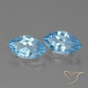 Shop natural 8.14ct スカイブルー トパーズ gems, マーキーズ, from ブラジル at GemSelect. In stock, global shipping!