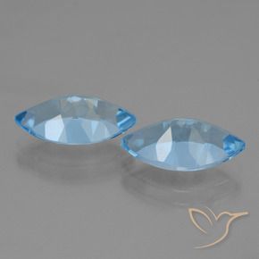 Shop natural 8.10ct スイスブルー トパーズ gems, マーキーズ, from ブラジル at GemSelect. In stock, global shipping!