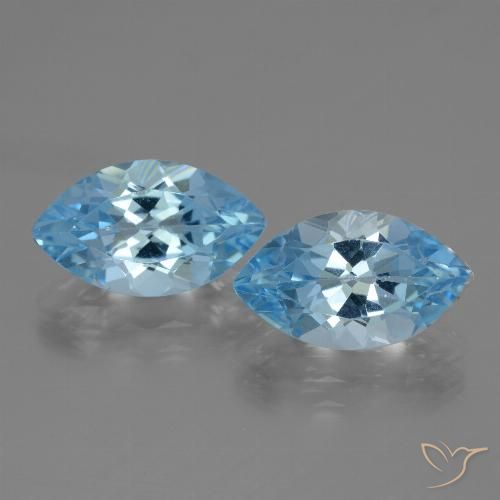 Shop natural 8.21ct スイスブルー トパーズ gems, マーキーズ, from ブラジル at GemSelect. In stock, global shipping!
