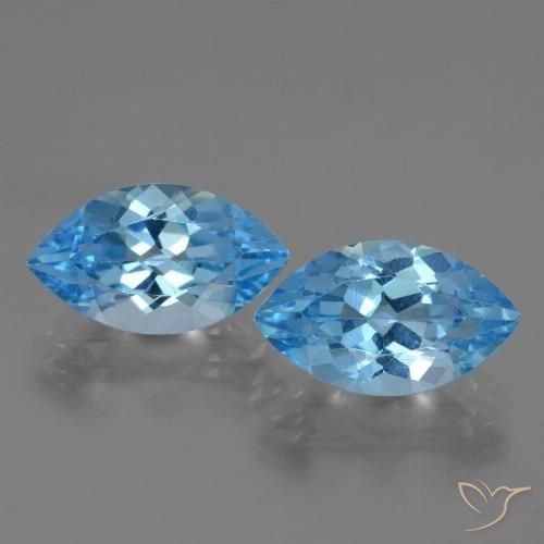 Shop natural 8.81ct スイスブルー トパーズ gems, マーキーズ, from ブラジル at GemSelect. In stock, global shipping!