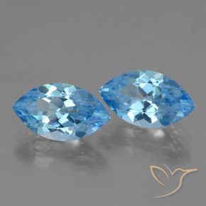 Shop natural 8.49ct スイスブルー トパーズ gems, マーキーズ, from ブラジル at GemSelect. In stock, global shipping!