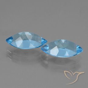 Shop natural 8.49ct スイスブルー トパーズ gems, マーキーズ, from ブラジル at GemSelect. In stock, global shipping!