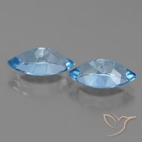 Shop natural 8.36ct スイスブルー トパーズ gems, マーキーズ, from ブラジル at GemSelect. In stock, global shipping!