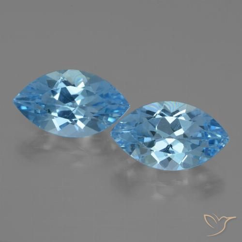 Shop natural 8.20ct スイスブルー トパーズ gems, マーキーズ, from ブラジル at GemSelect. In stock, global shipping!