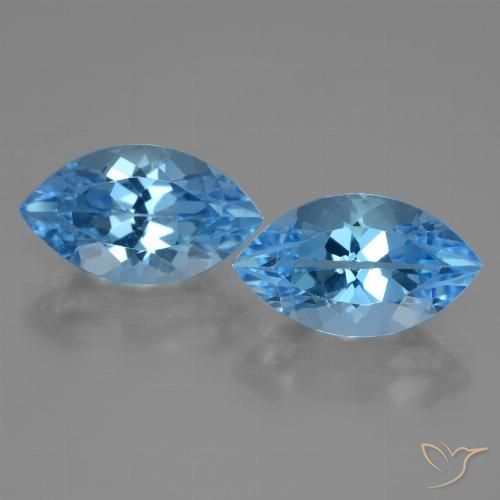 Shop natural 8.84ct スイスブルー トパーズ gems, マーキーズ, from ブラジル at GemSelect. In stock, global shipping!
