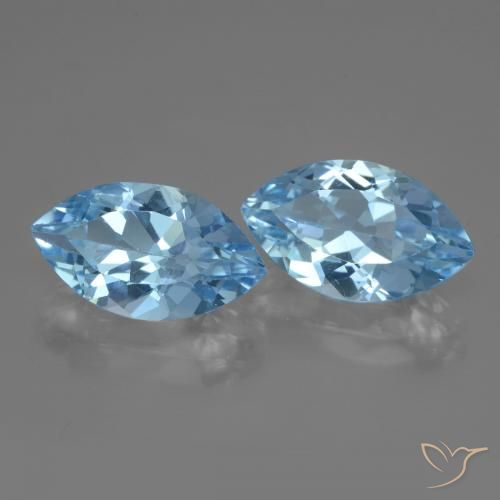 Shop natural 7.73ct スイスブルー トパーズ gems, マーキーズ, from ブラジル at GemSelect. In stock, global shipping!