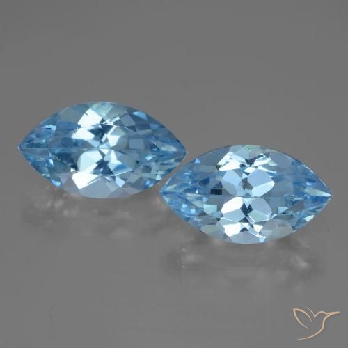 Shop natural 8.27ct スイスブルー トパーズ gems, マーキーズ, from ブラジル at GemSelect. In stock, global shipping!