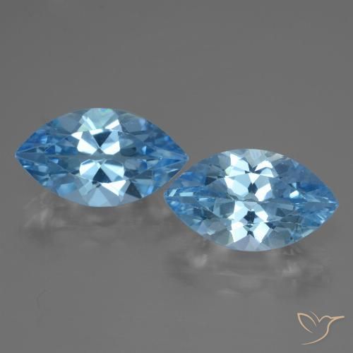 Shop natural 7.93ct スイスブルー トパーズ gems, マーキーズ, from ブラジル at GemSelect. In stock, global shipping!