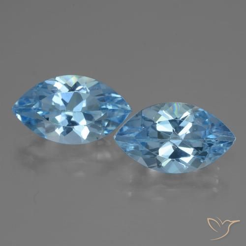 Shop natural 8.34ct スイスブルー トパーズ gems, マーキーズ, from ブラジル at GemSelect. In stock, global shipping!
