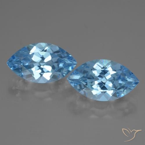Shop natural 8.40ct スイスブルー トパーズ gems, マーキーズ, from ブラジル at GemSelect. In stock, global shipping!