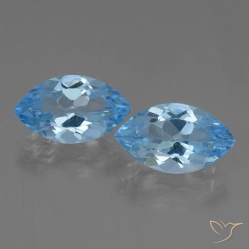 Shop natural 8.06ct スイスブルー トパーズ gems, マーキーズ, from ブラジル at GemSelect. In stock, global shipping!