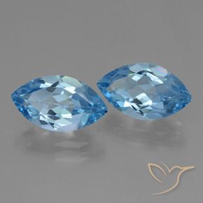 Shop natural 8.15ct スカイブルー トパーズ gems, マーキーズ, from ブラジル at GemSelect. In stock, global shipping!
