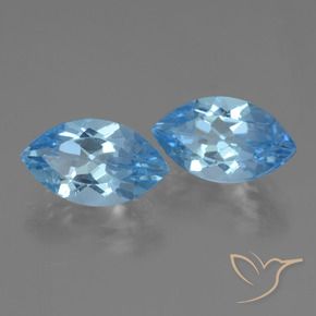 Shop natural 7.93ct スイスブルー トパーズ gems, マーキーズ, from ブラジル at GemSelect. In stock, global shipping!