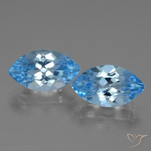 自然派の商品を探す 8.55ct スイスブルー トパーズ 宝石, マーキス, ブラジル からGemSelectで. 在庫あり、世界各国へ発送!