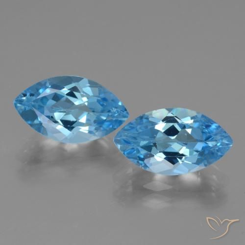Shop natural 8.16ct スイスブルー トパーズ gems, マーキーズ, from ブラジル at GemSelect. In stock, global shipping!