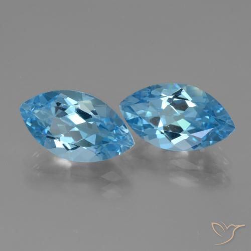 Shop natural 8.16ct スイスブルー トパーズ gems, マーキーズ, from ブラジル at GemSelect. In stock, global shipping!