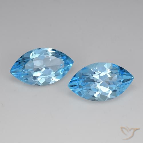 Shop natural 8.12ct スイスブルー トパーズ gems, マーキーズ, from ブラジル at GemSelect. In stock, global shipping!