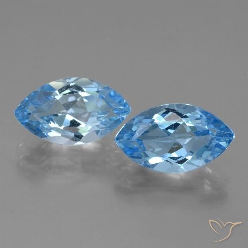 Shop natural 8.73ct スイスブルー トパーズ gems, マーキーズ, from ブラジル at GemSelect. In stock, global shipping!