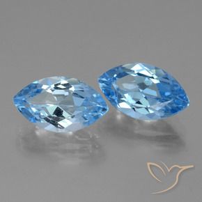 Shop natural 8.73ct スイスブルー トパーズ gems, マーキーズ, from ブラジル at GemSelect. In stock, global shipping!